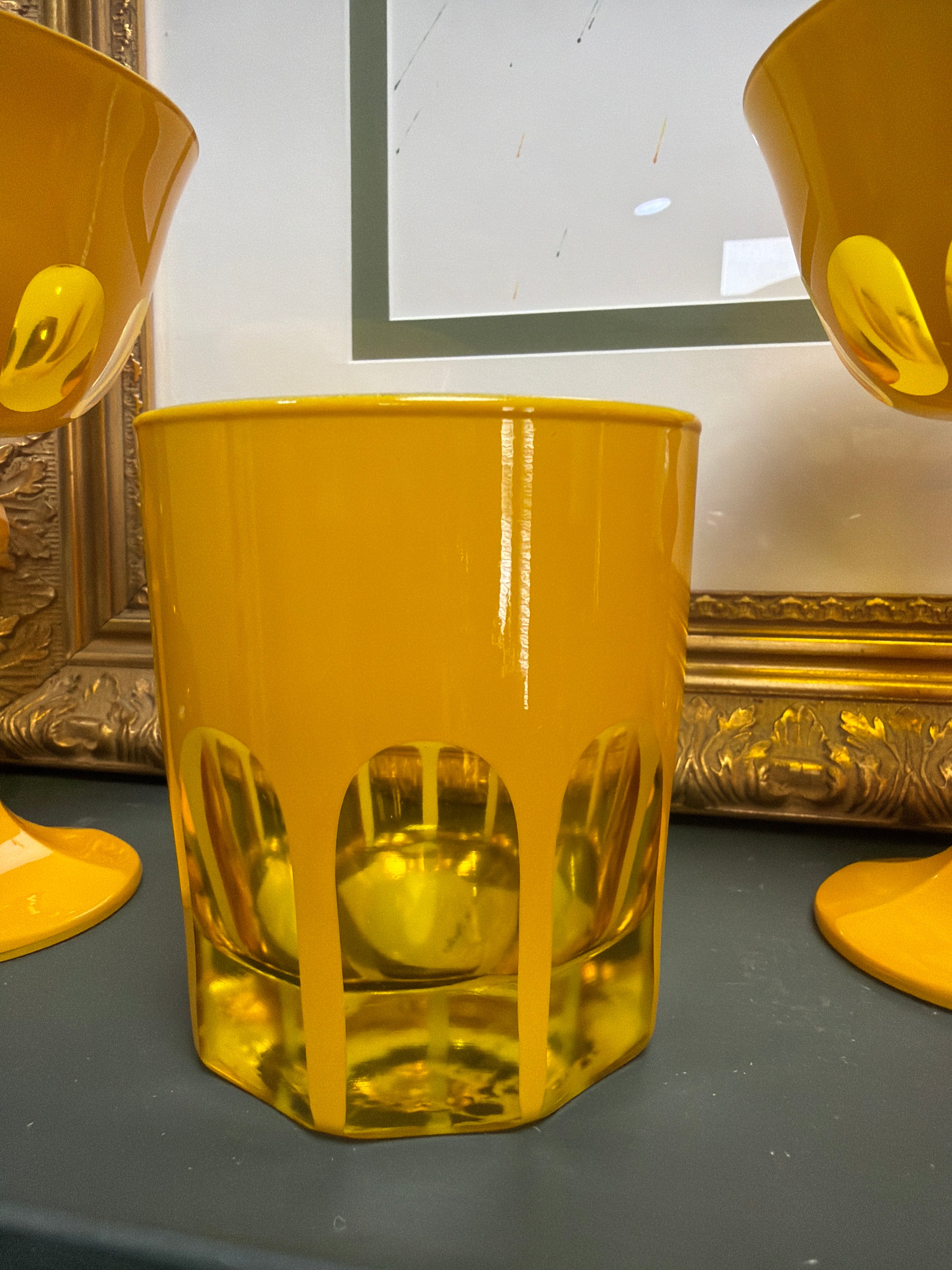 Rialto Old Fashion Glass, Saffron