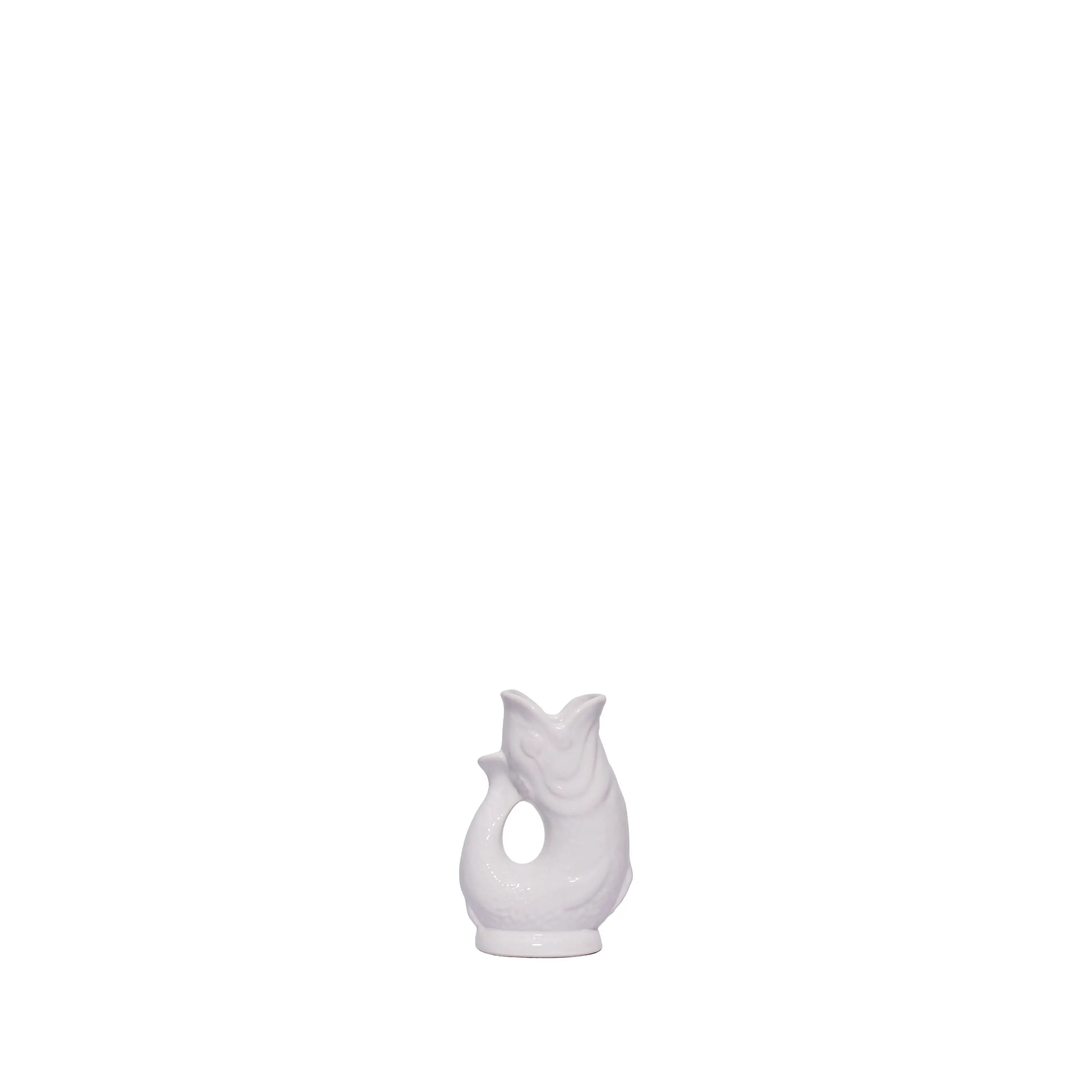 White Gluggle Jug: Mini