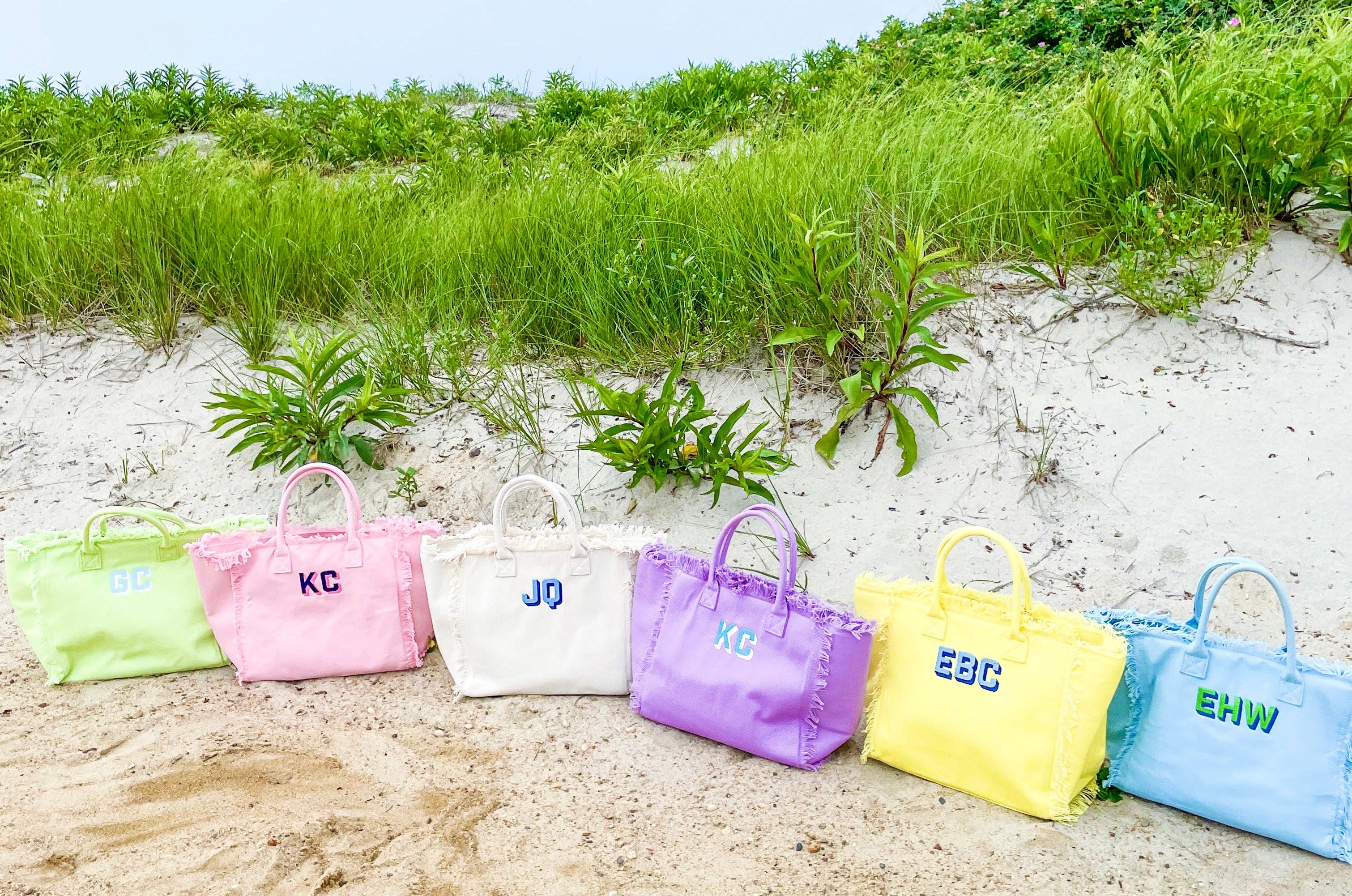 CALYPSO FRINGE TOTE: NO PERSONALIZATION / PINK
