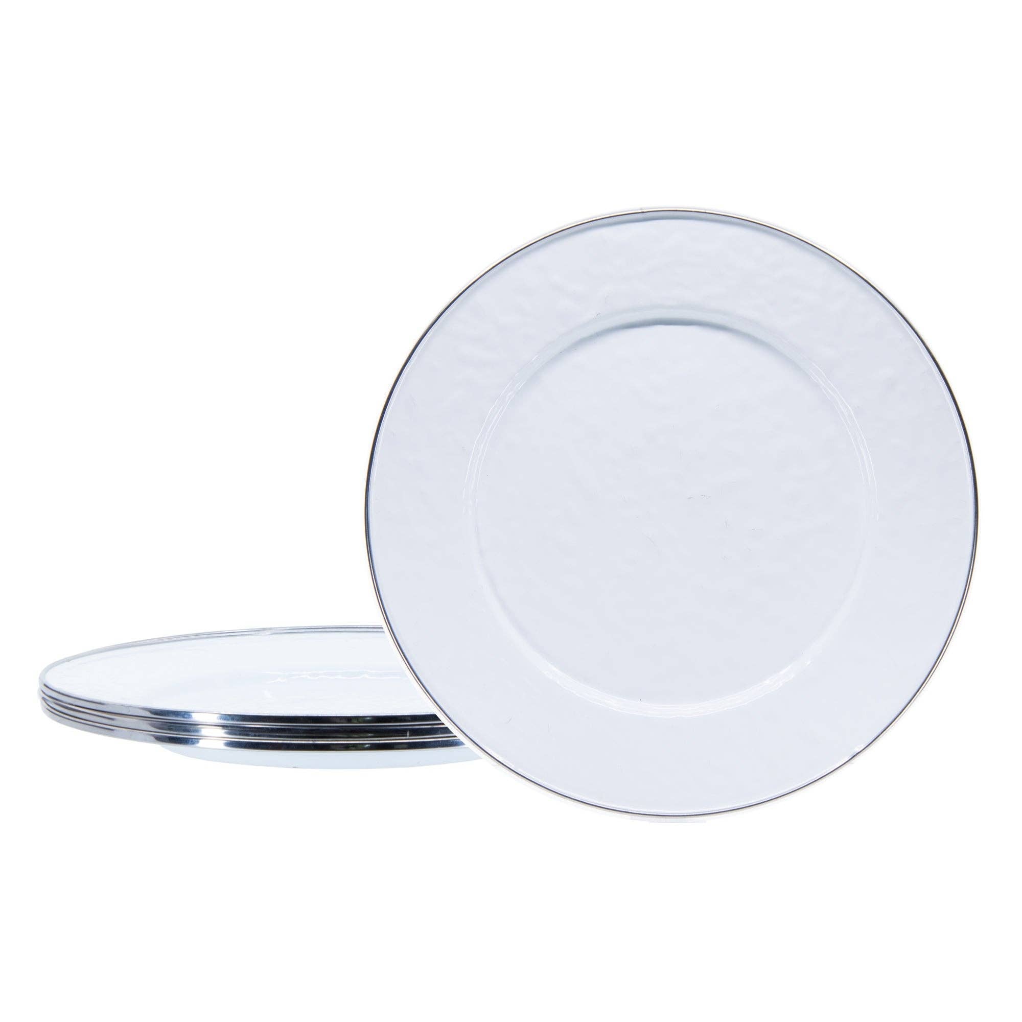 Golden Rabbit Enamelware Swirl Dinner Plate