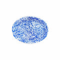 Splatter Enamelware Oval Platter: Blue Splatter