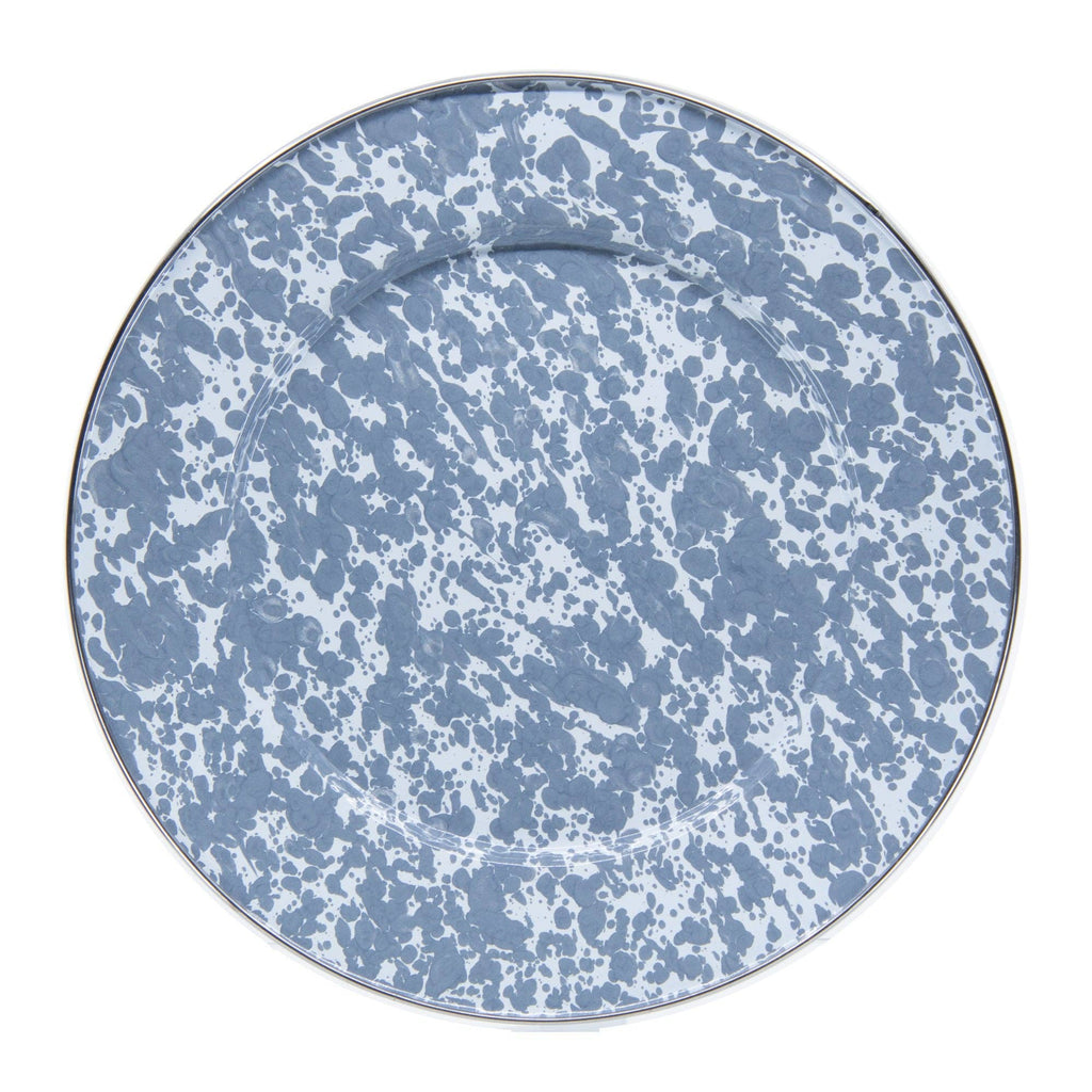 Golden Rabbit Enamelware Swirl Dinner Plate