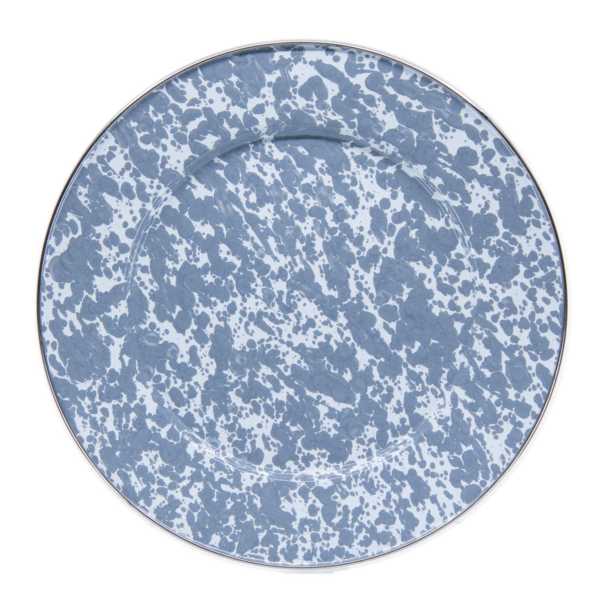 Golden Rabbit Enamelware Swirl Dinner Plate