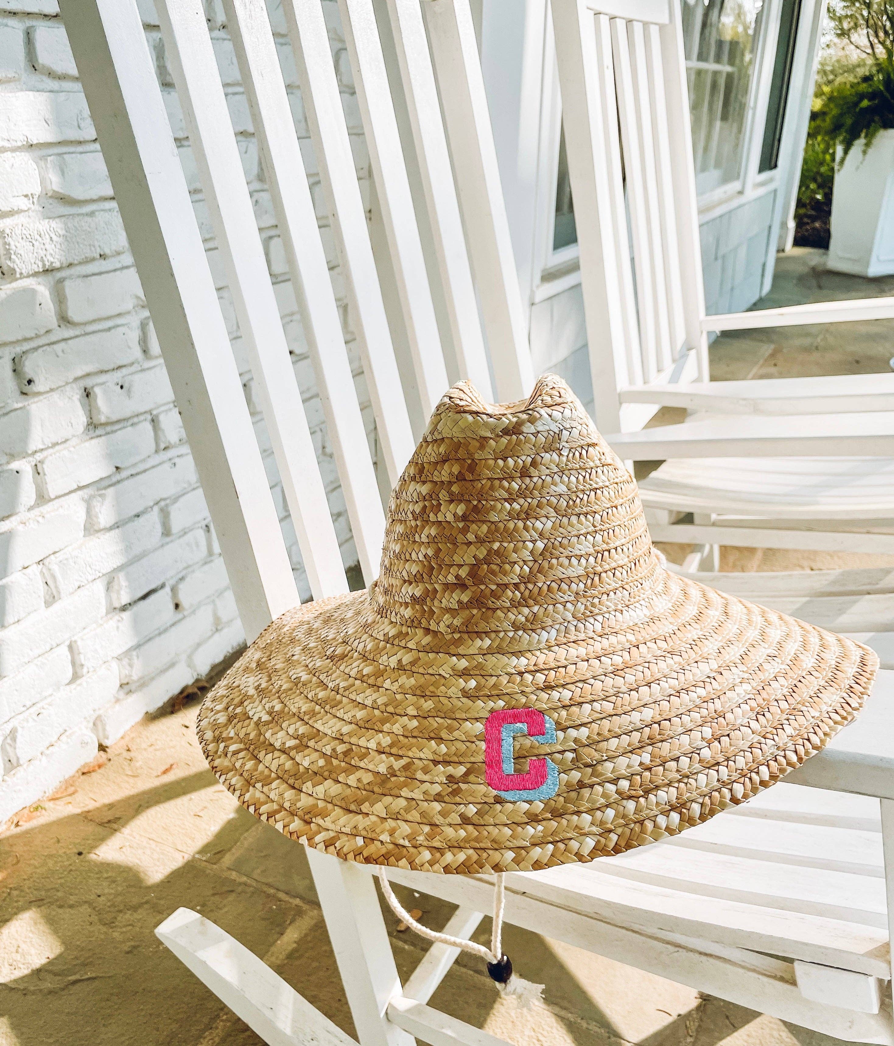 BEACHCOMBER STRAW HAT: NO PERSONALIZATION