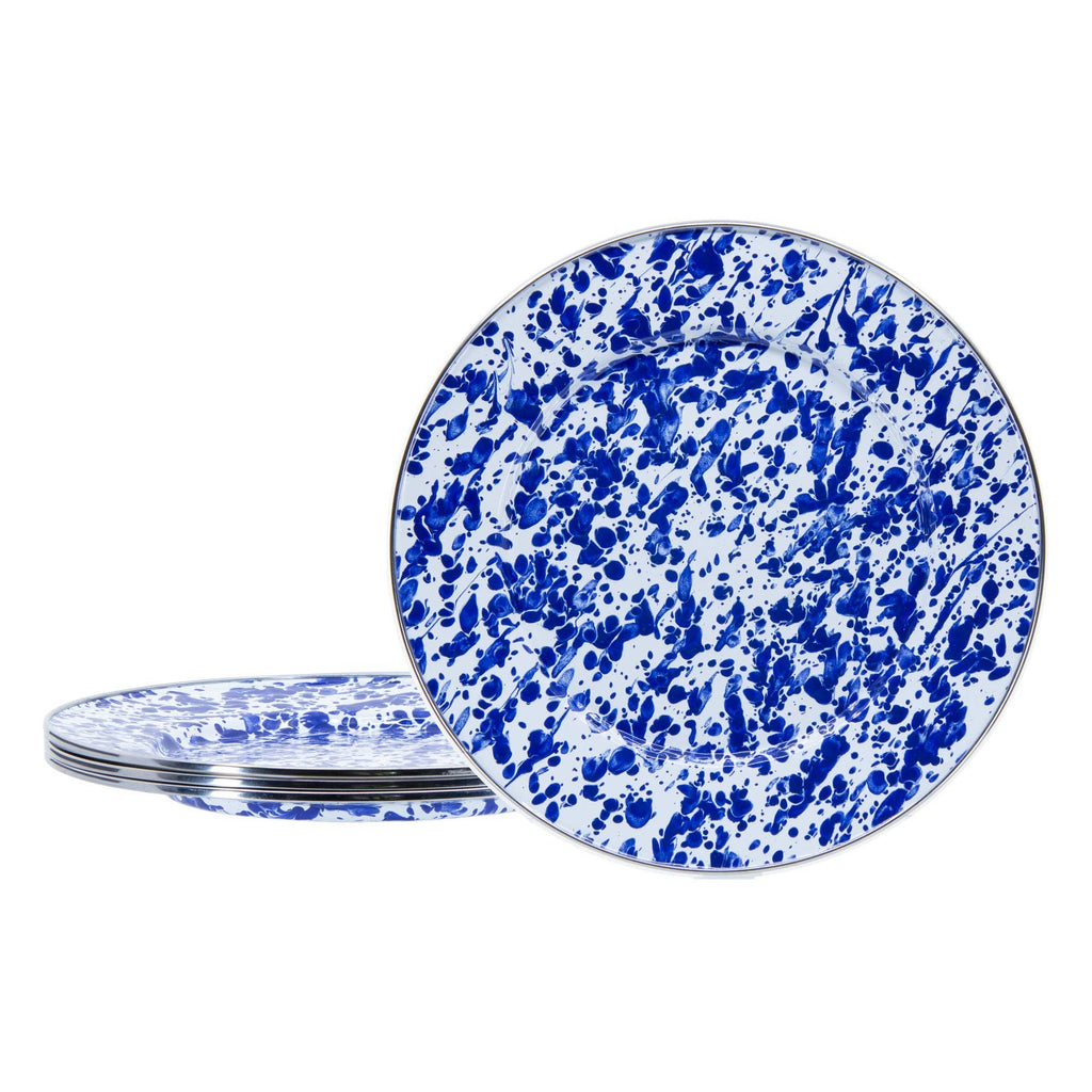 Golden Rabbit Enamelware Swirl Dinner Plate