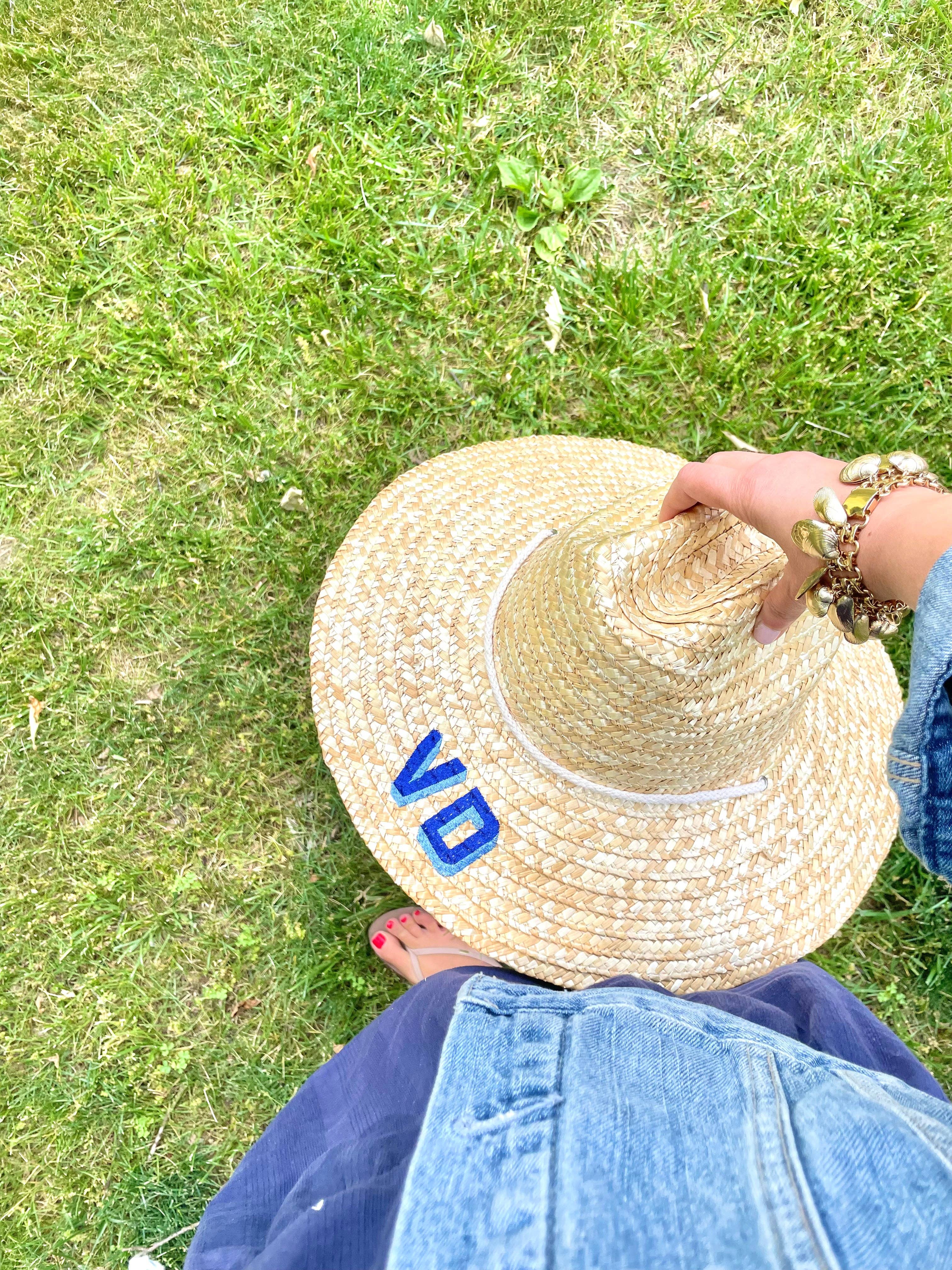 BEACHCOMBER STRAW HAT: NO PERSONALIZATION