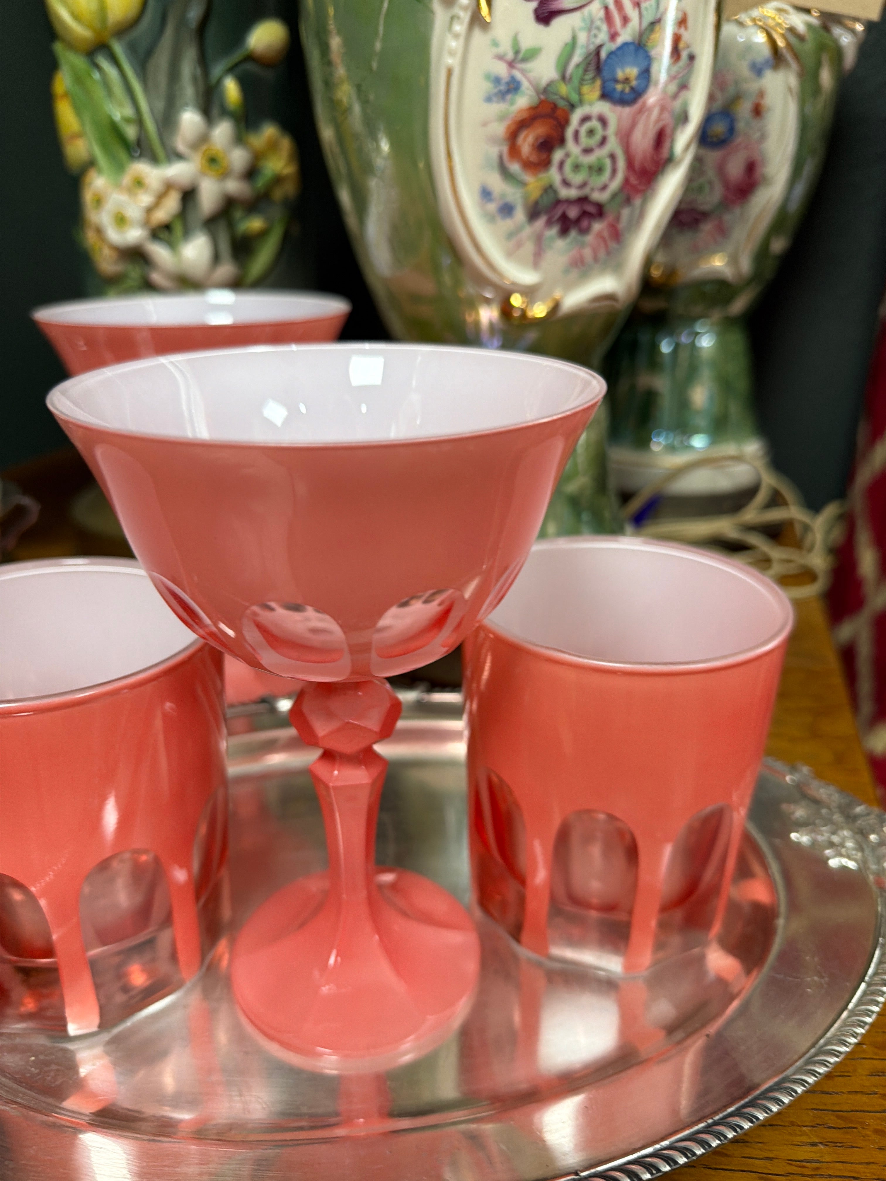 Rialto Glass Couple, Salmon