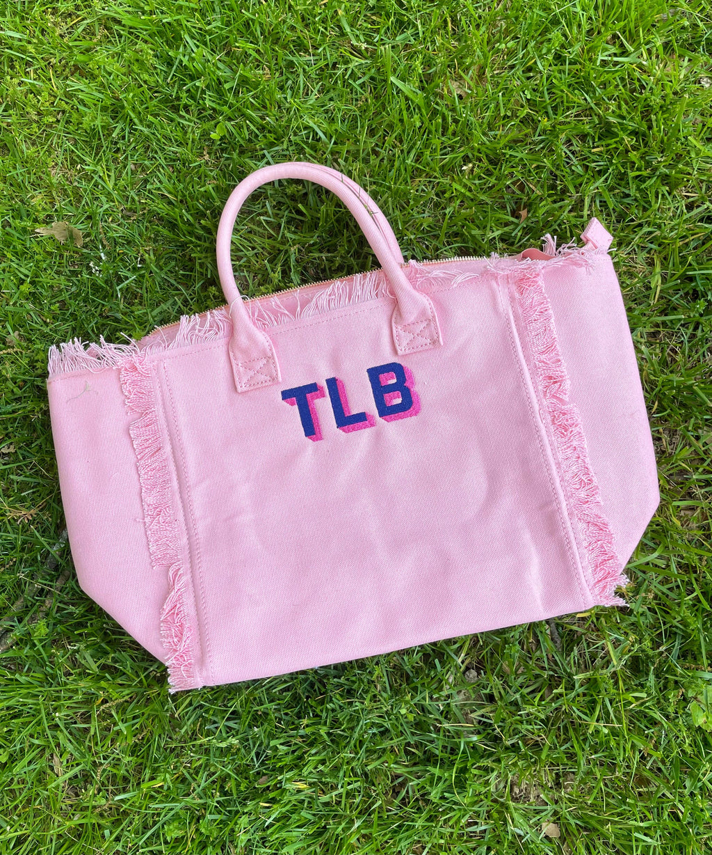 CALYPSO FRINGE TOTE: NO PERSONALIZATION / YELLOW