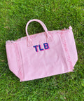 CALYPSO FRINGE TOTE: NO PERSONALIZATION / PINK