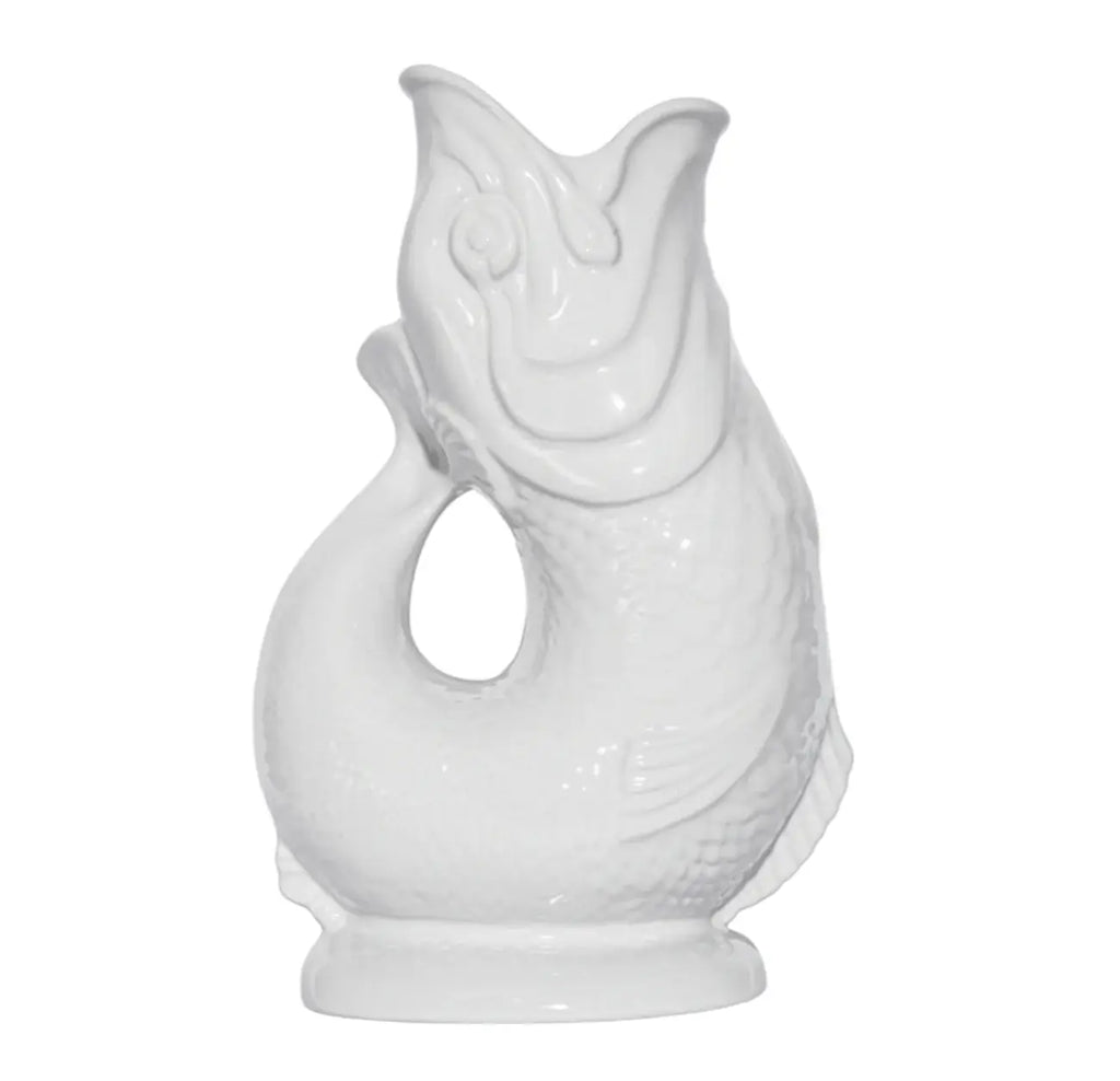 White Gluggle Jug: Mini