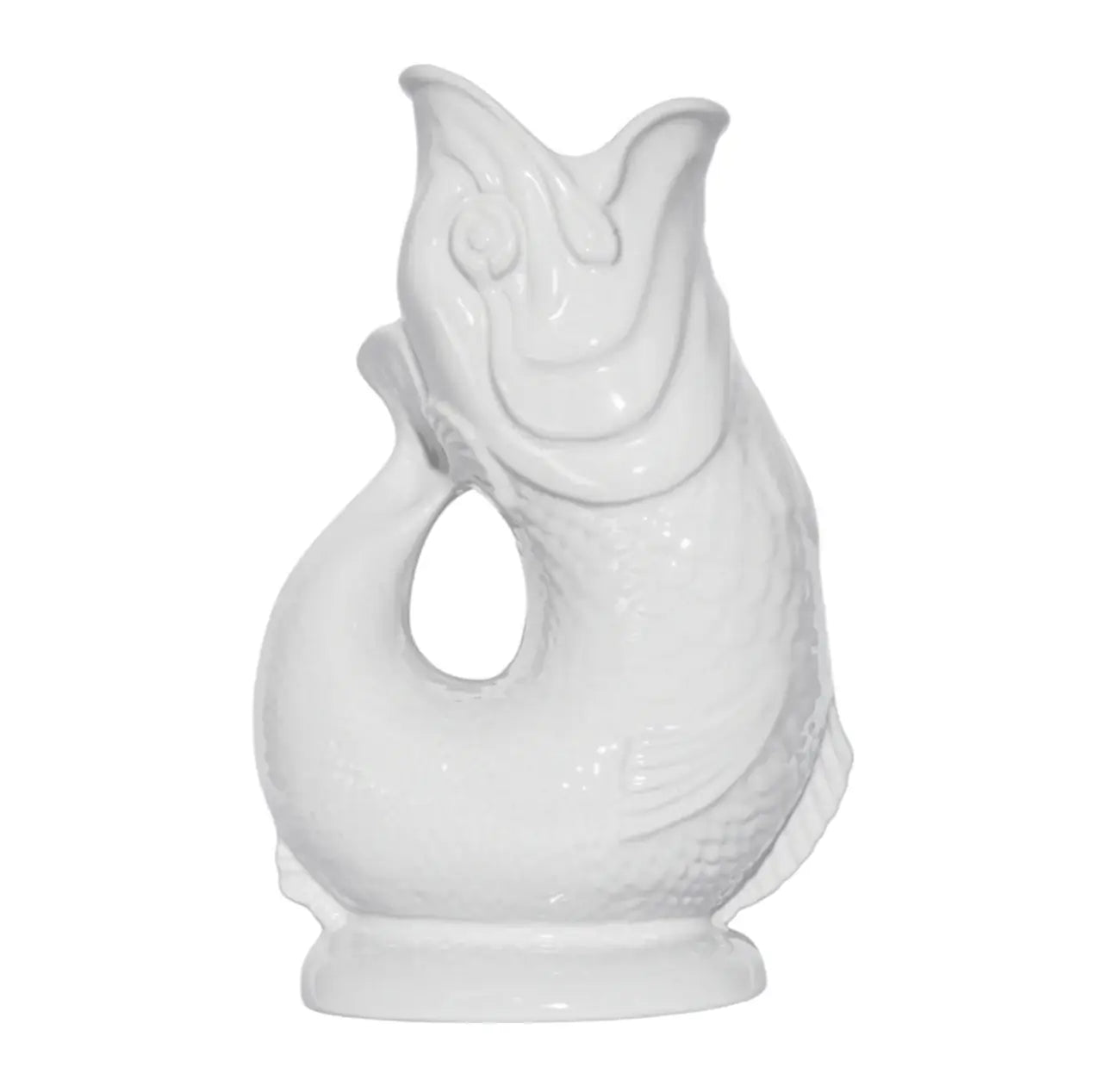 White Gluggle Jug: Mini