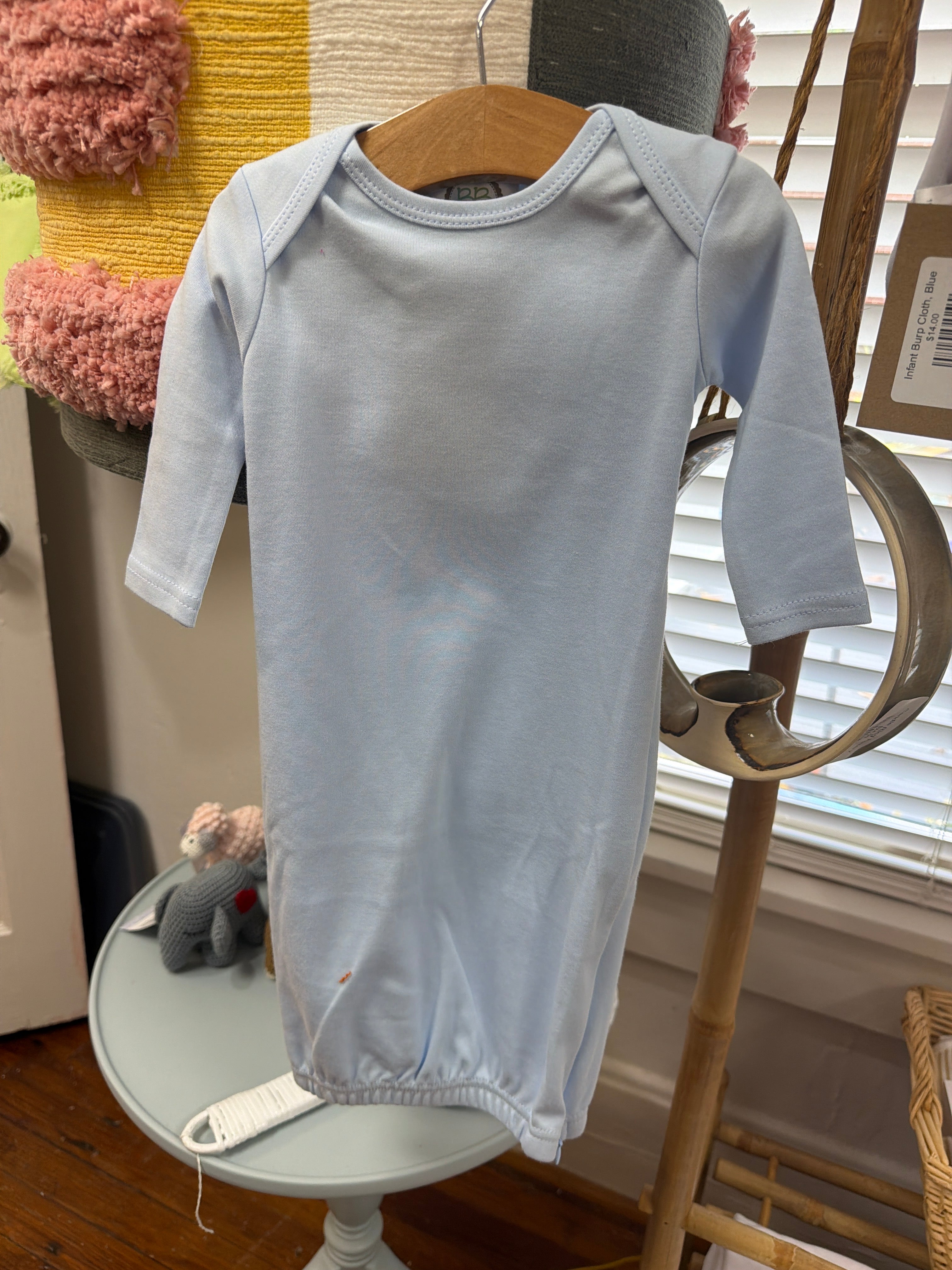 Infant Gown, Light Blue