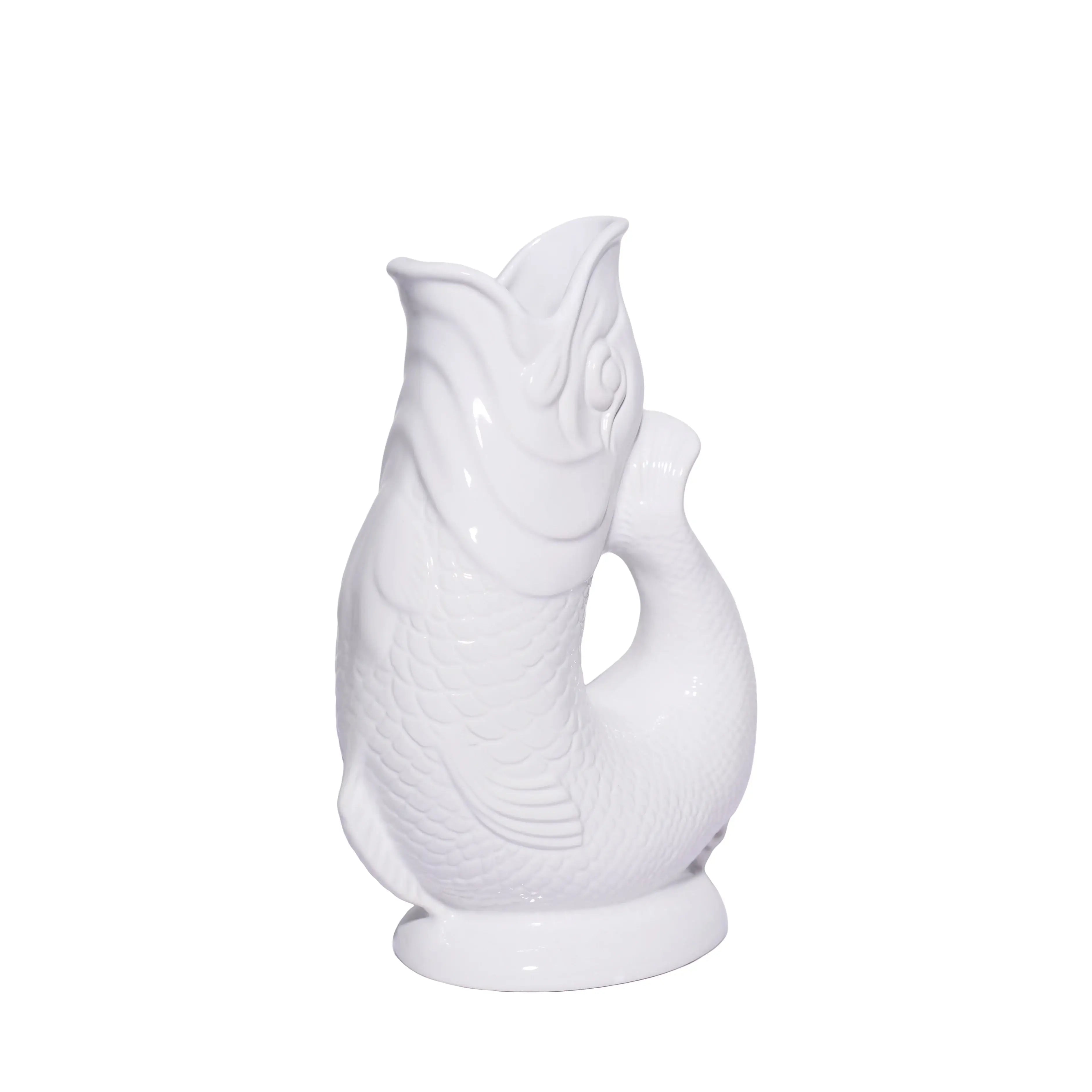 White Gluggle Jug: Mini