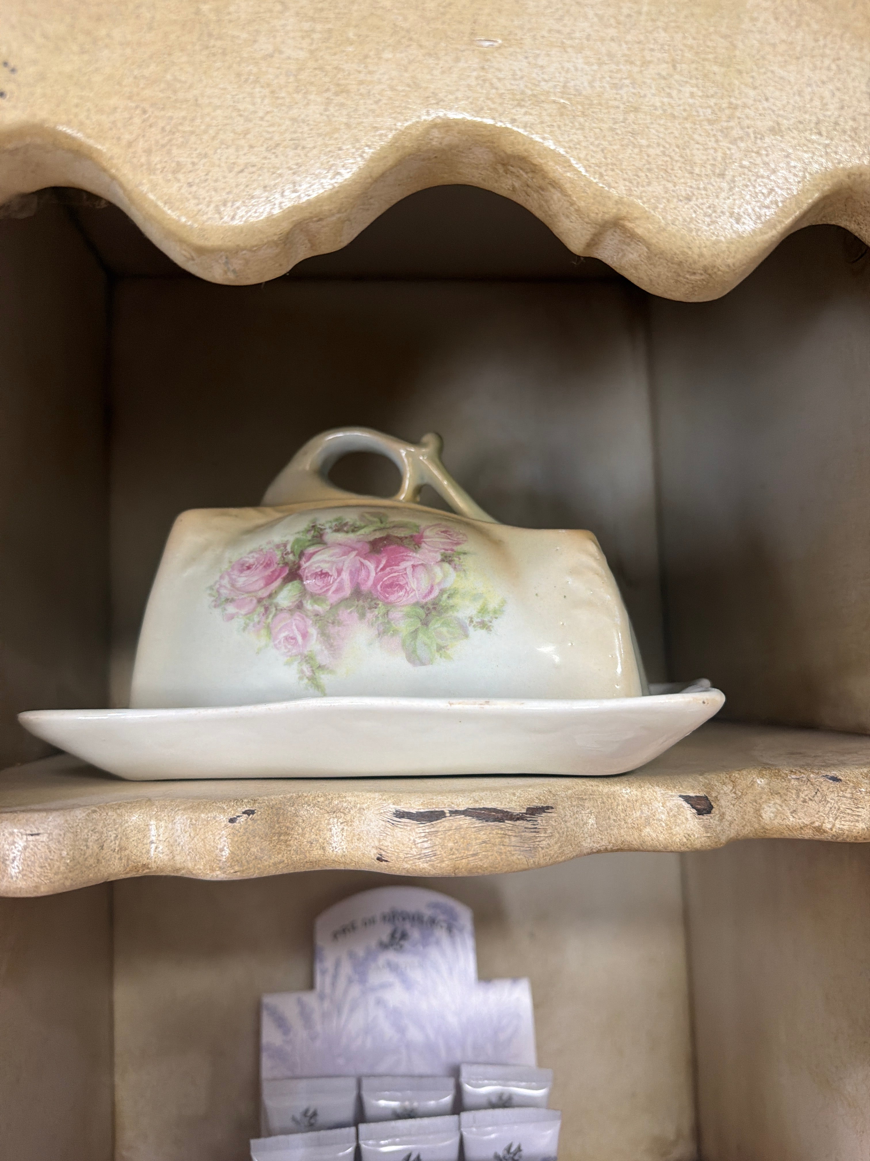 Vintage Cheese Covered Dish