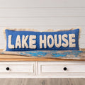 Stonewashed Blue Lake House Pillow (Pk/2) | Lake Decor