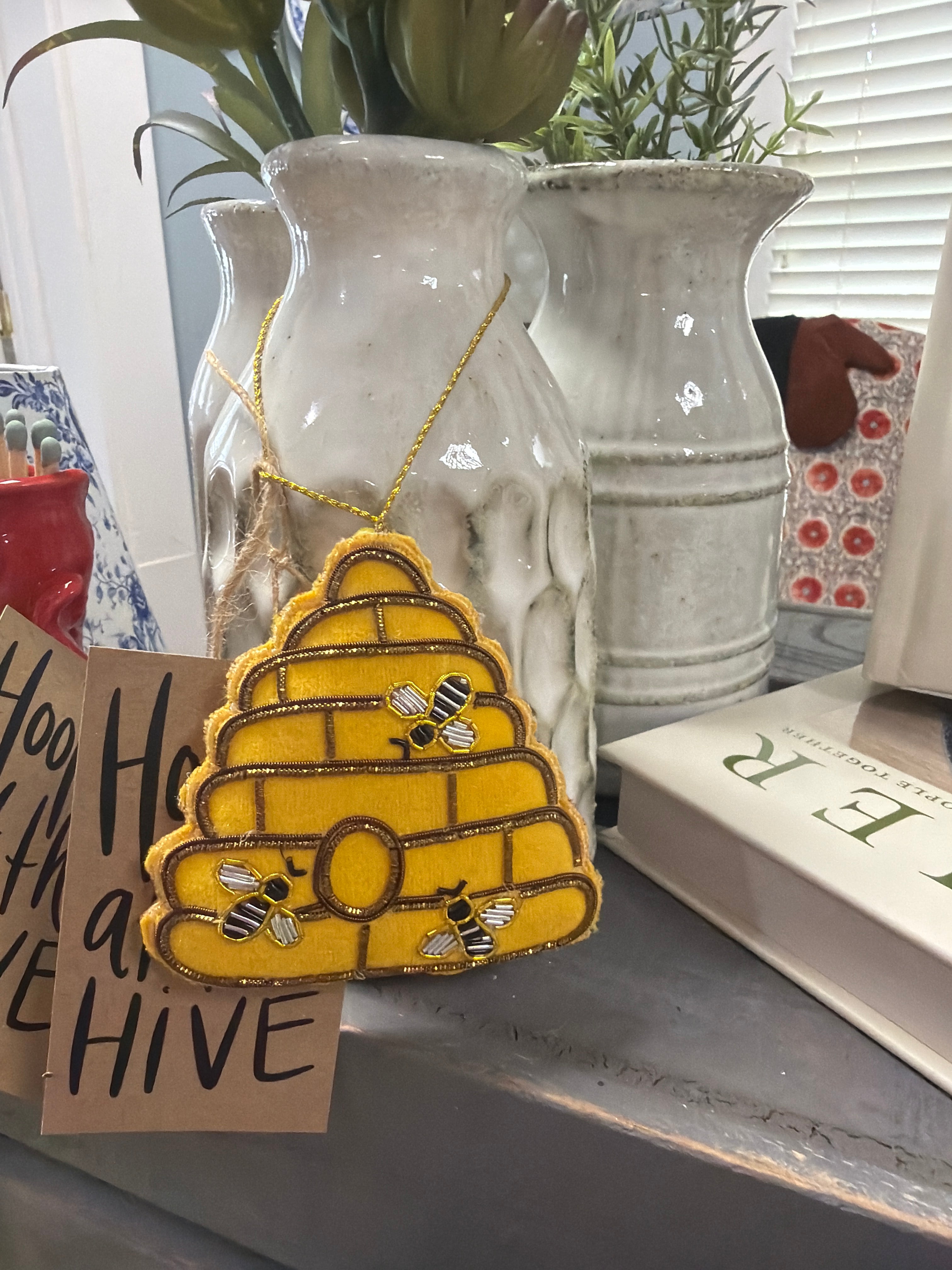 Bee Skep Ornament
