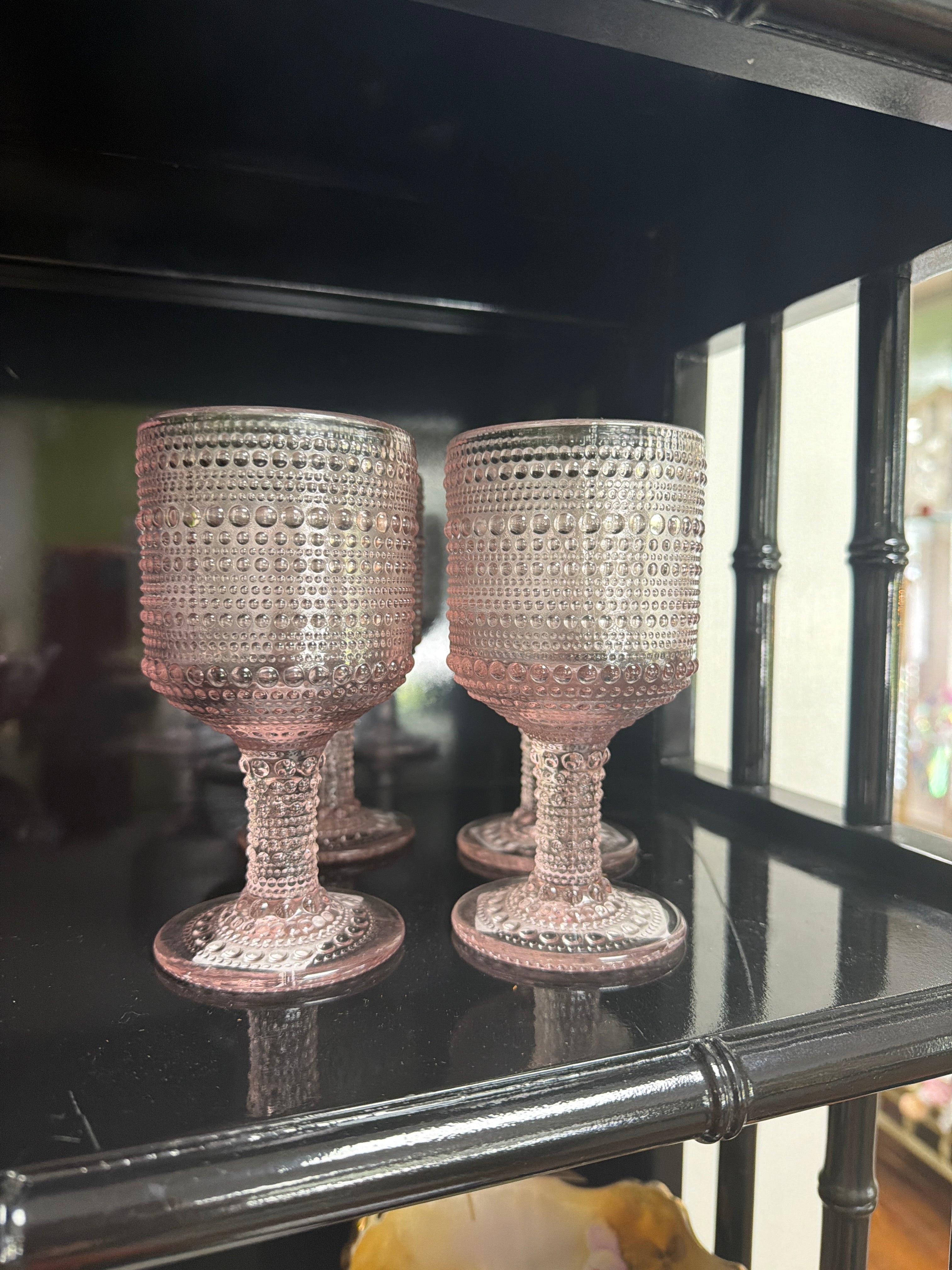 Bead Pomona glass pink