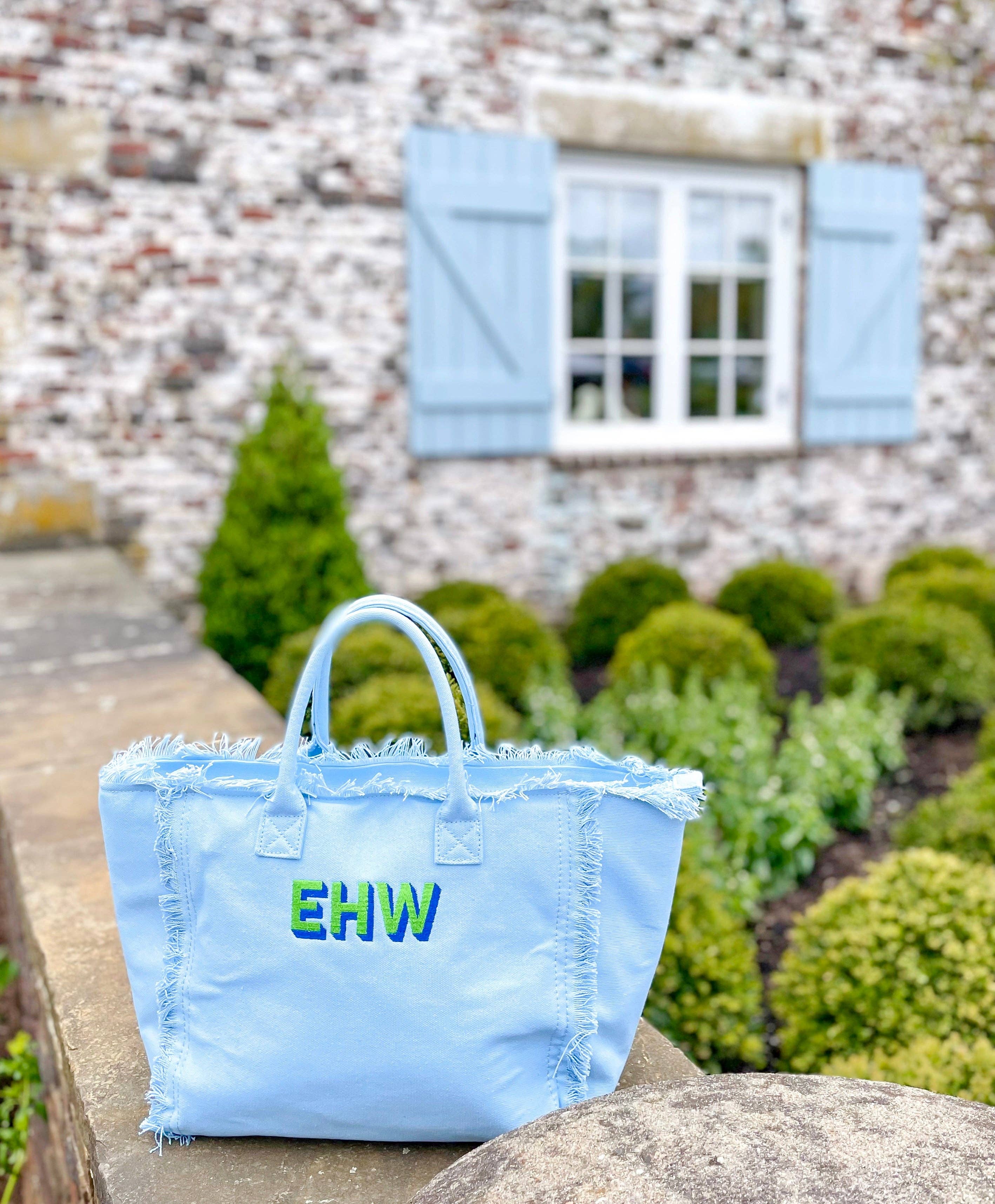 CALYPSO FRINGE TOTE: NO PERSONALIZATION / PINK