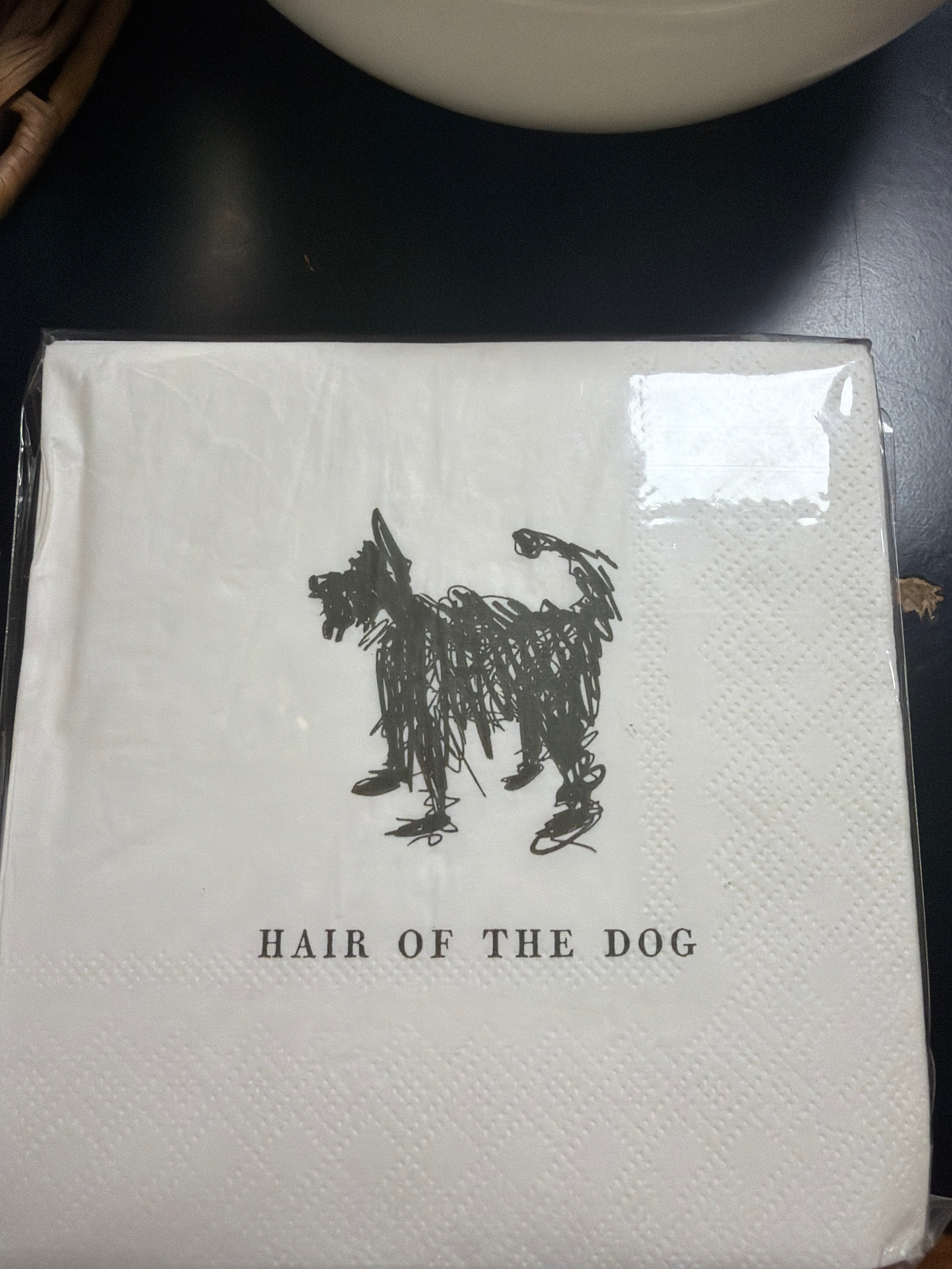 Hair of the Dog Cocktail napkin