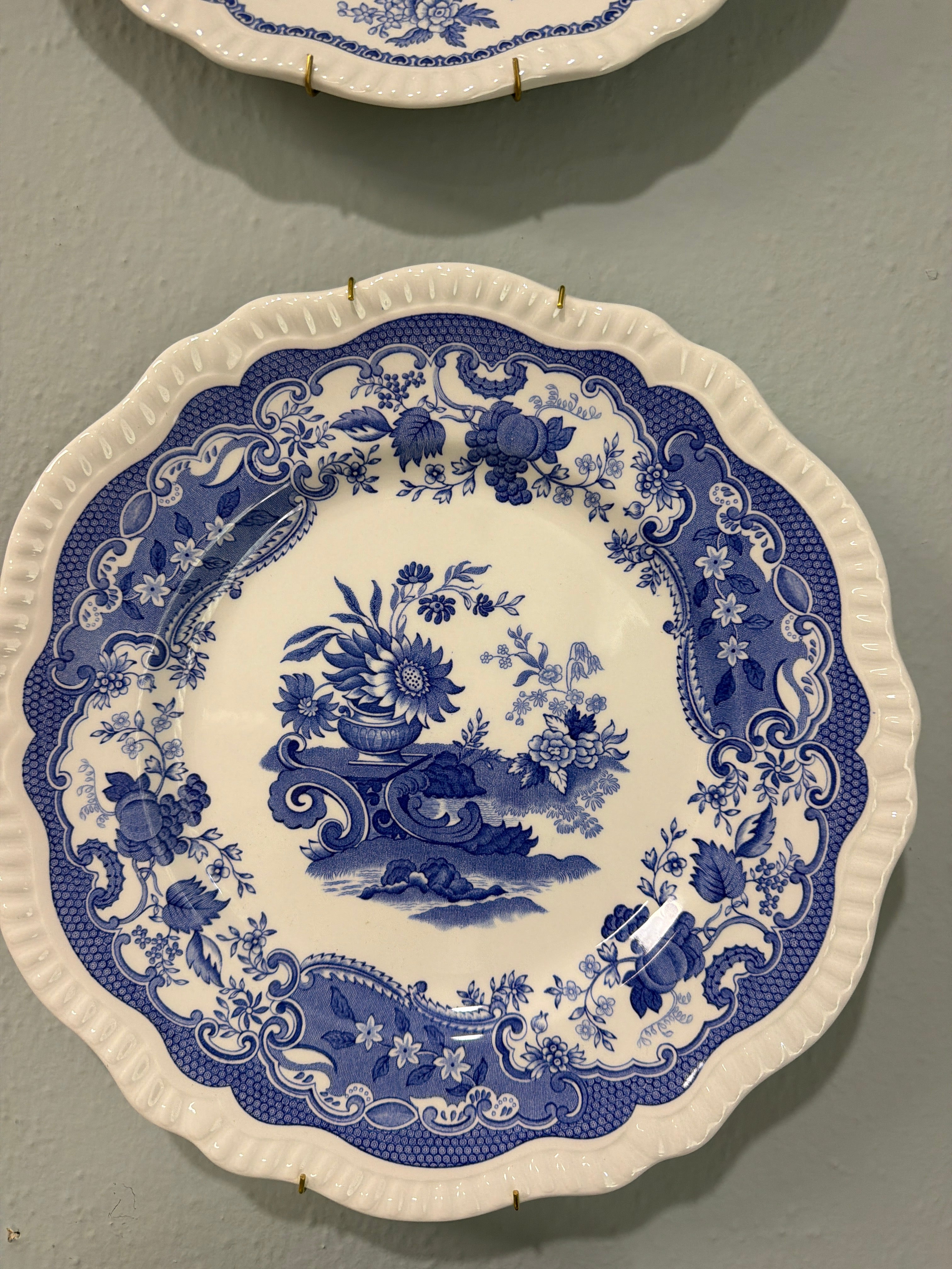 Spode blue and white plate