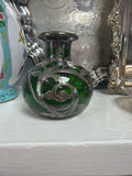 Glass Vase with SS overlay