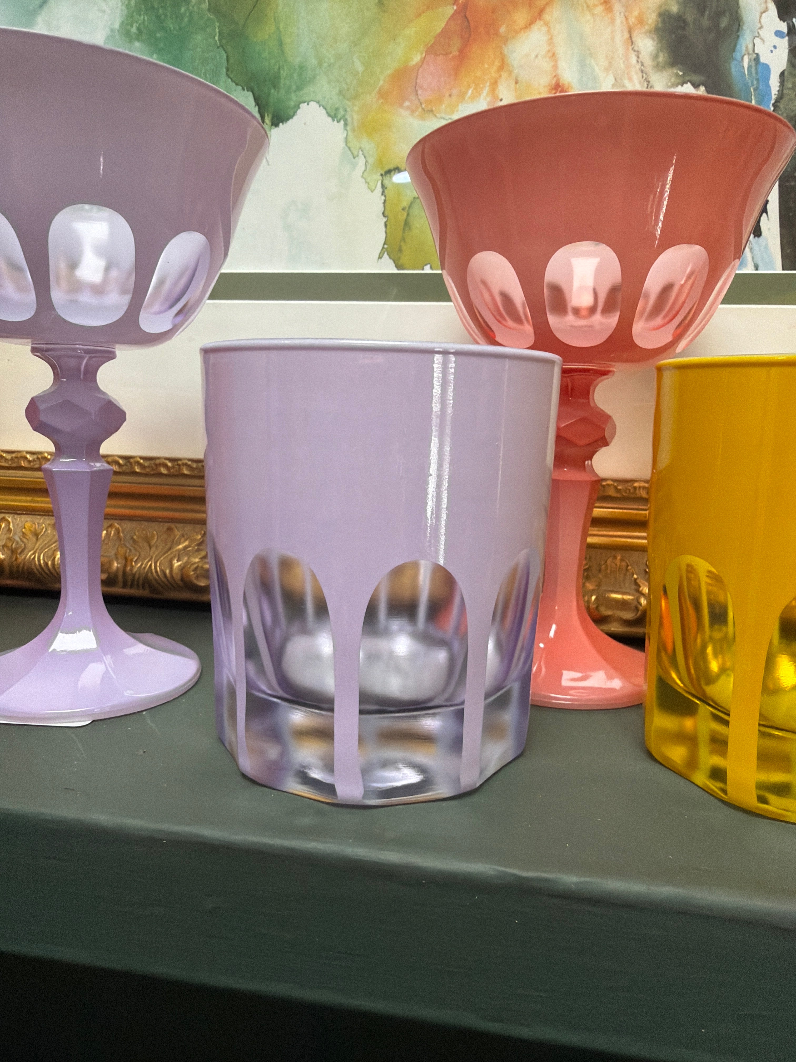 Sir Madam old fashion glass, Lupine