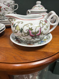 Vintage Chinese Floral and Butterfly Cream Jug