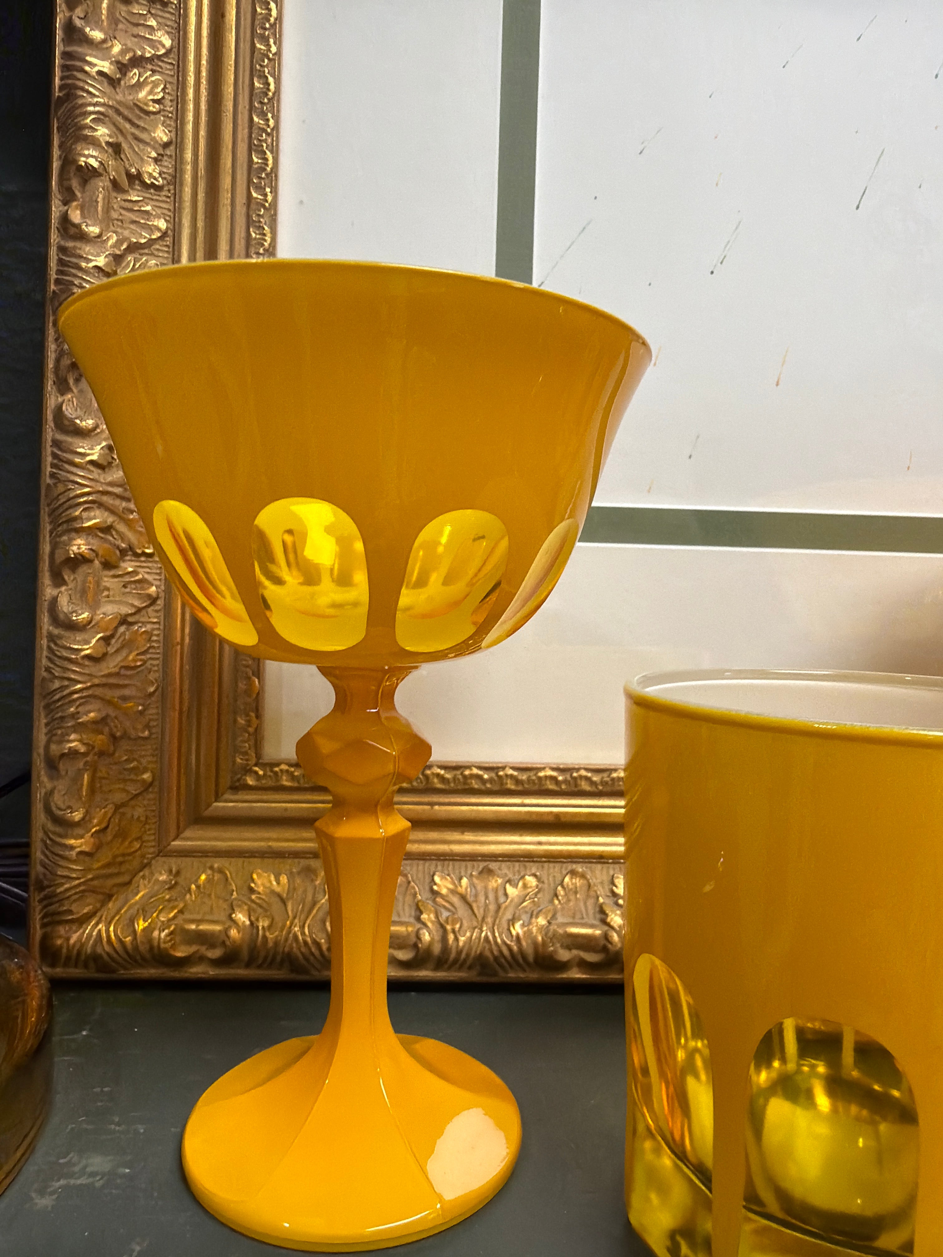 Rialto Glass Coupe, Saffron
