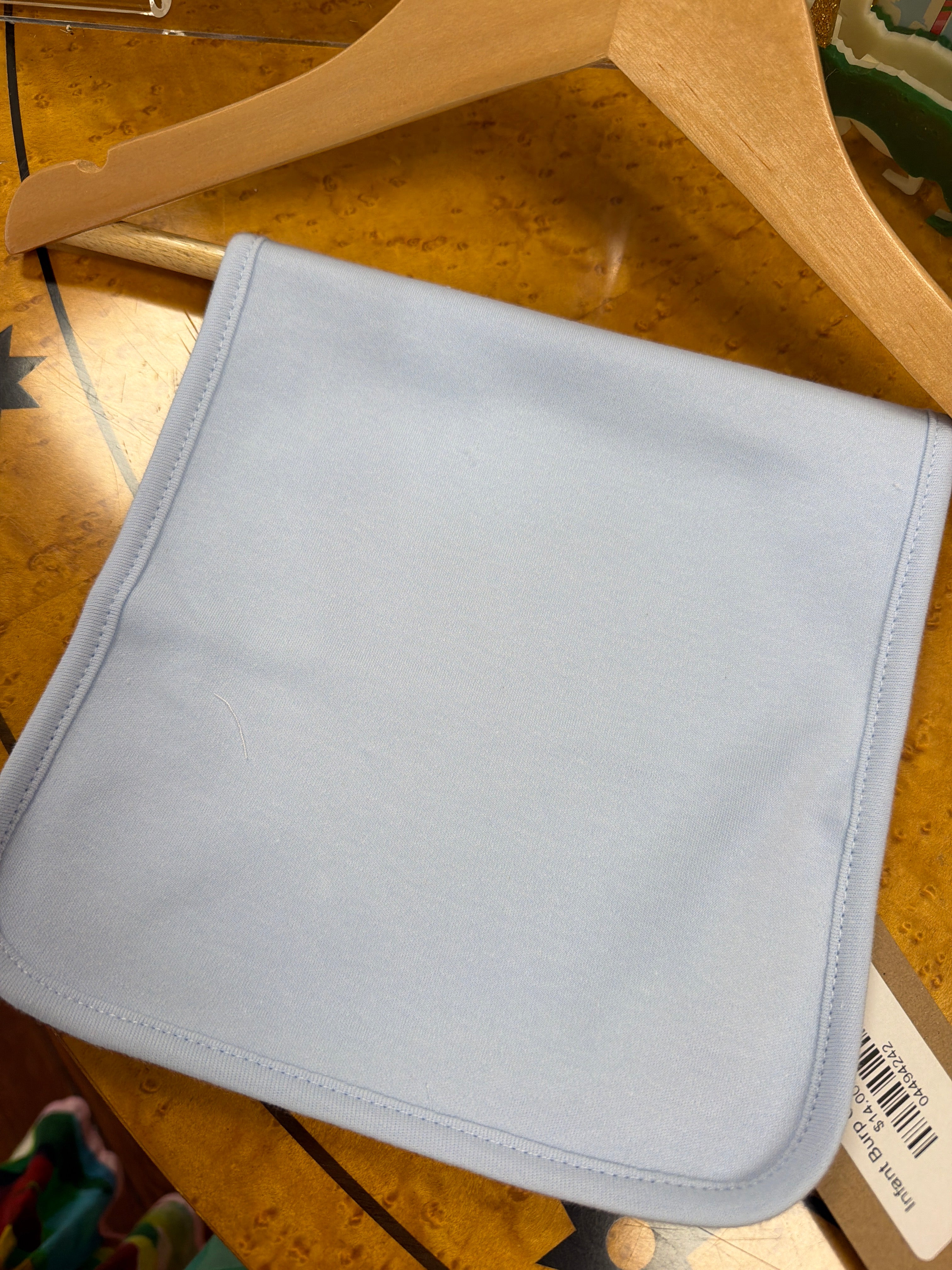 Infant Burp Cloth, Blue