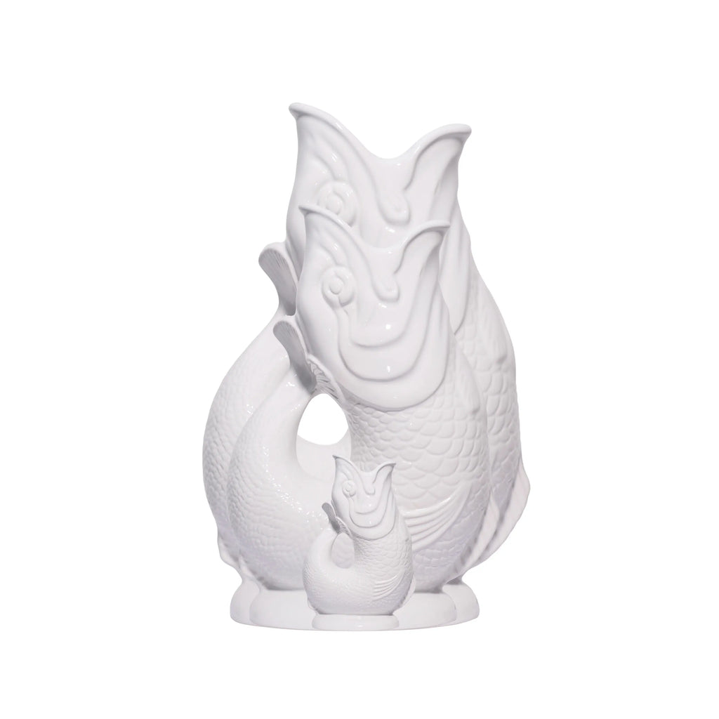 White Gluggle Jug: Mini