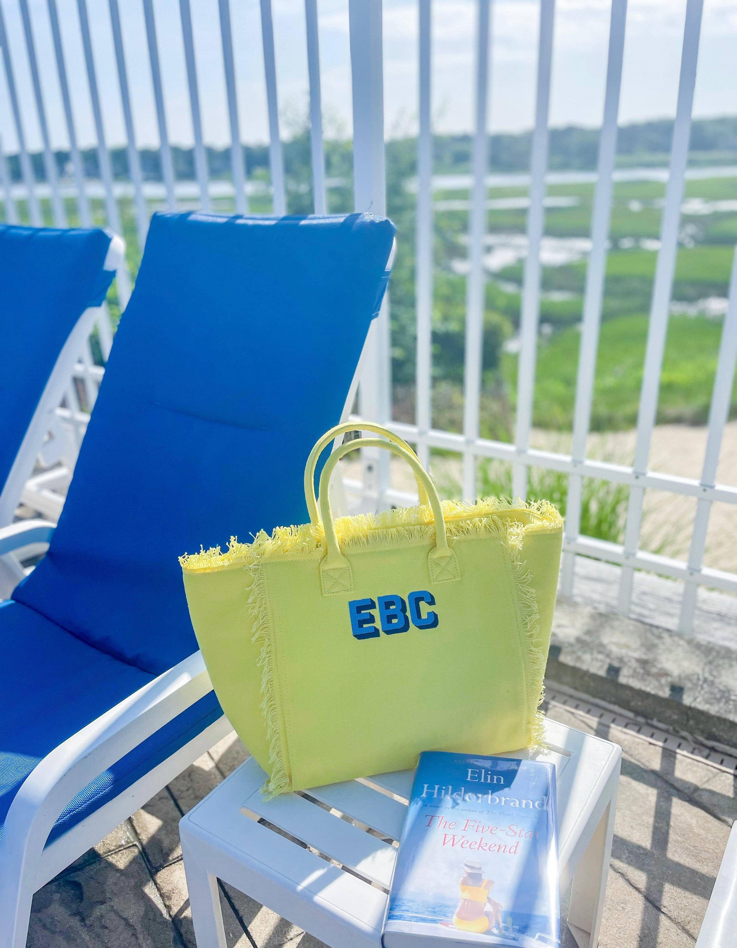 CALYPSO FRINGE TOTE: NO PERSONALIZATION / PINK