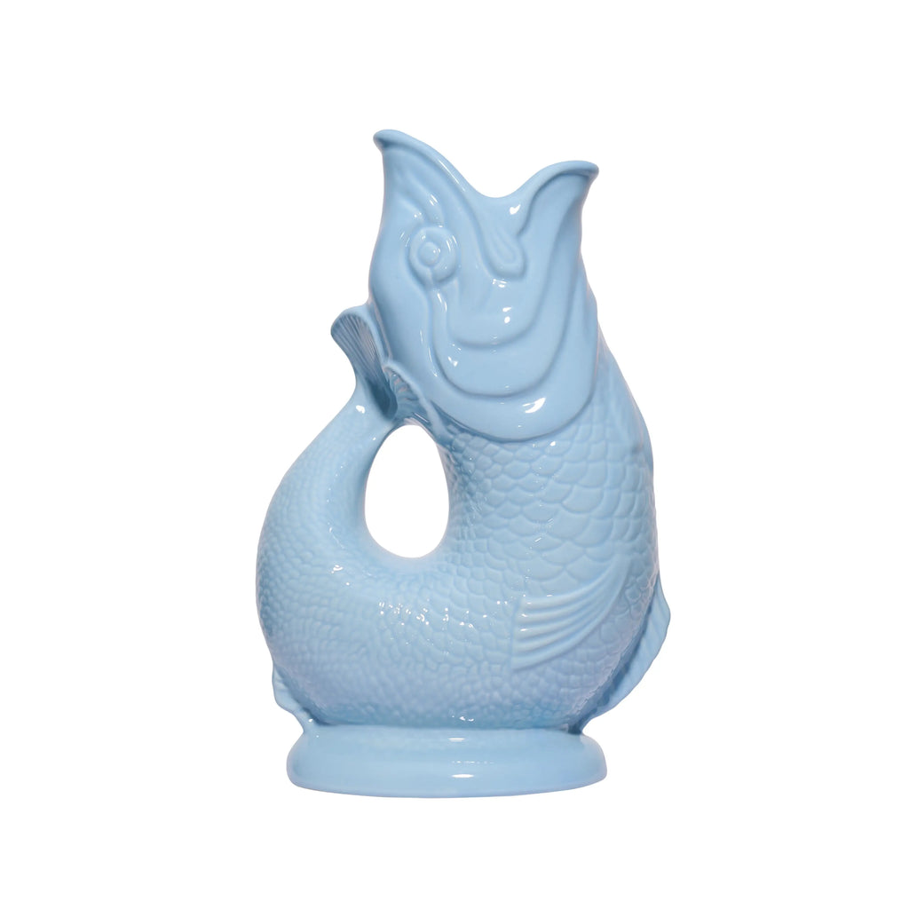 Pale Blue Gluggle Jug: Mini