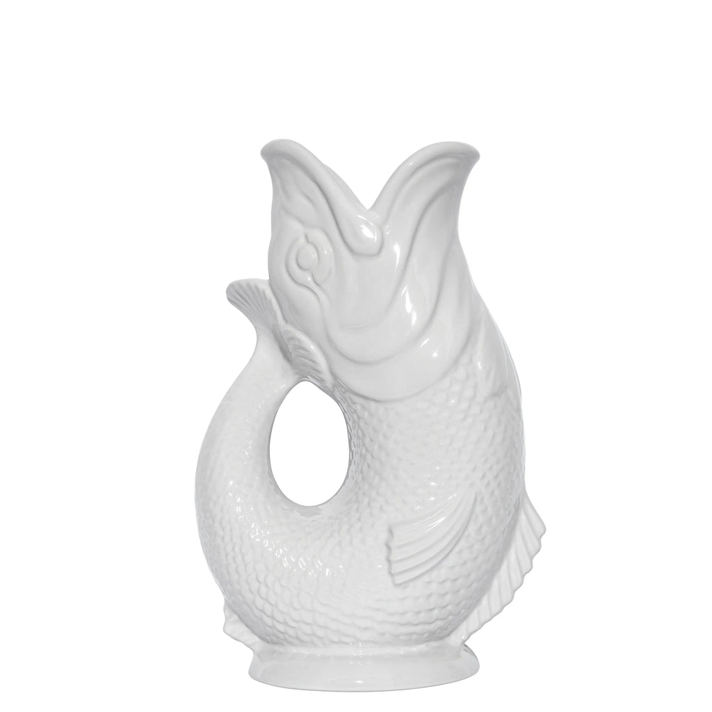 White Gluggle Jug: Mini