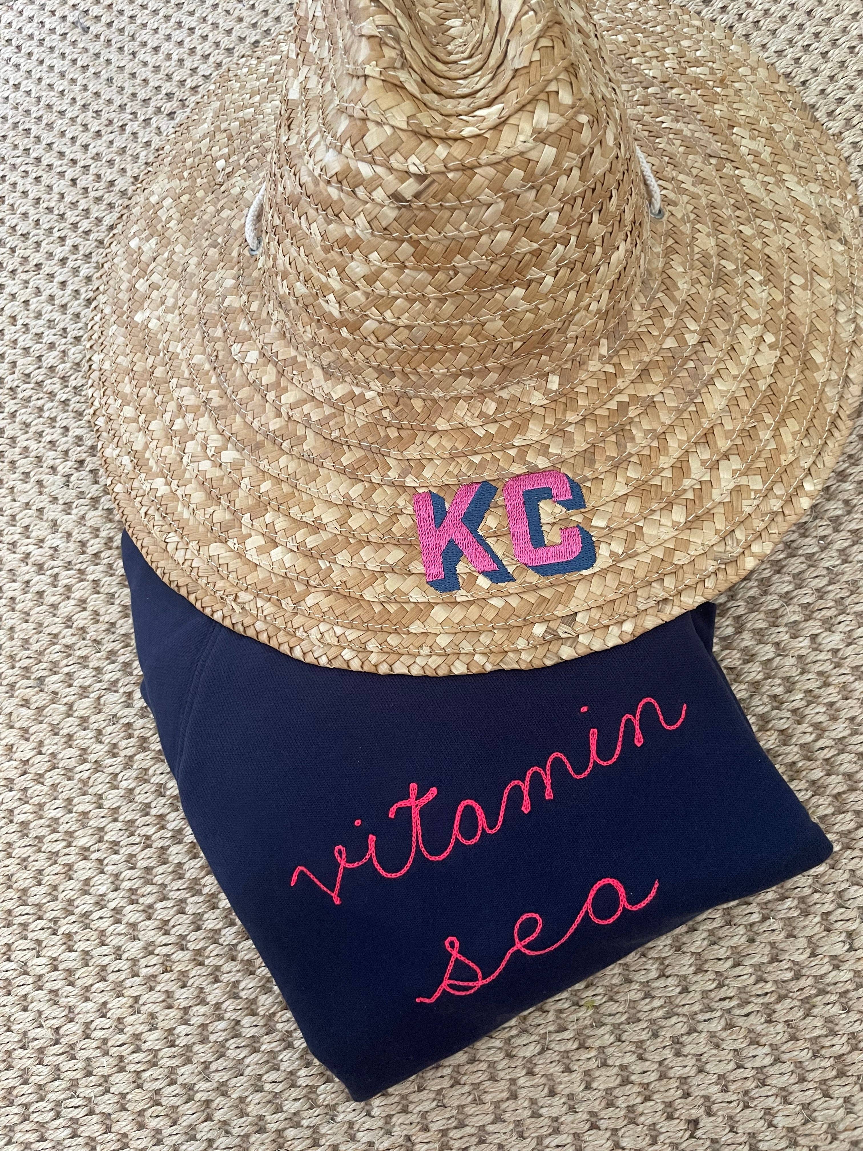 BEACHCOMBER STRAW HAT: NO PERSONALIZATION