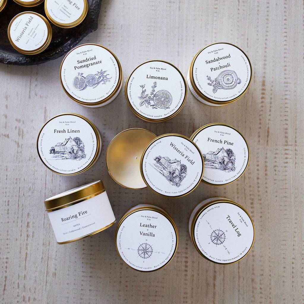 Sandalwood + Patchouli Travel Tin: Small