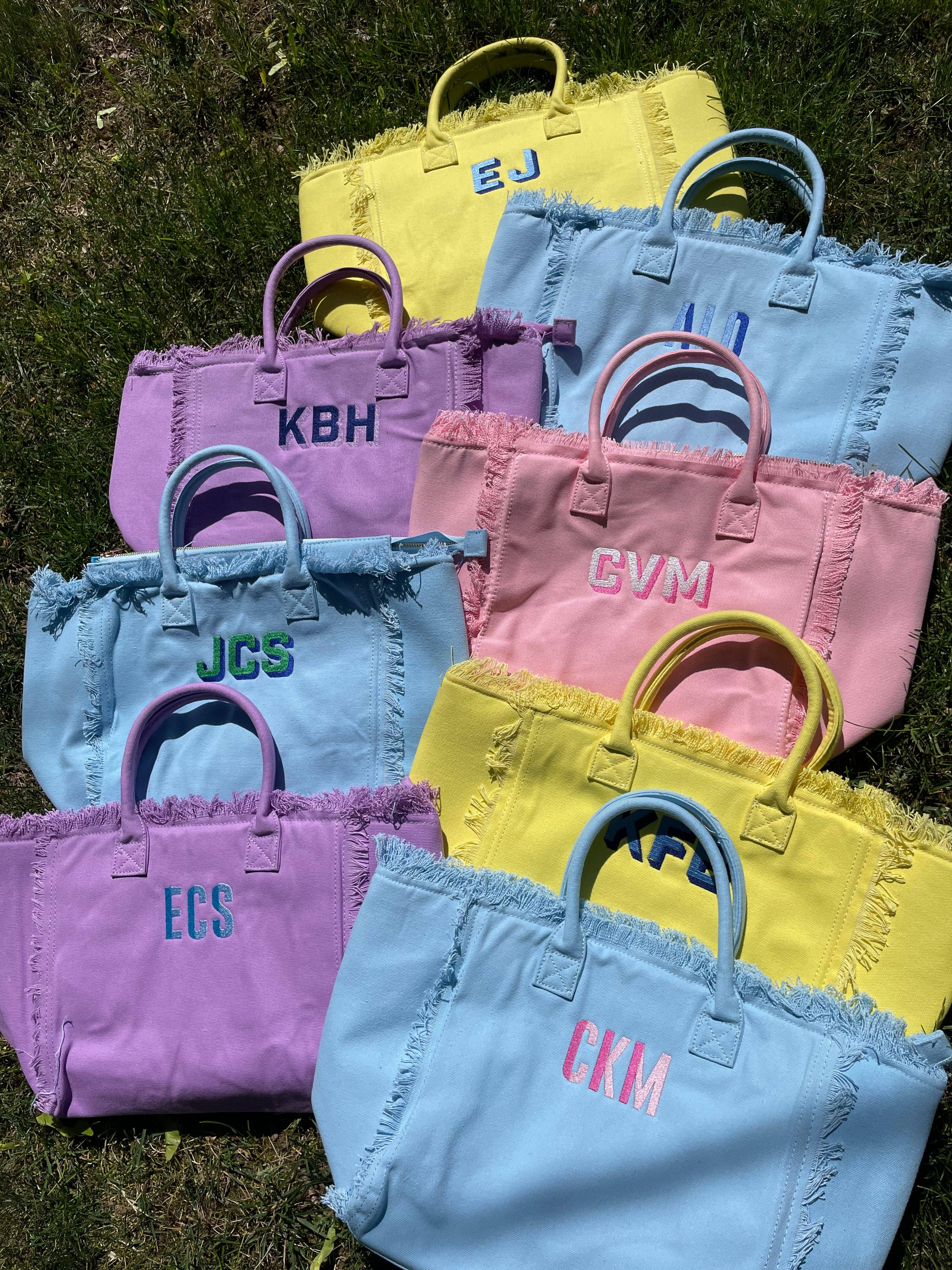 CALYPSO FRINGE TOTE: NO PERSONALIZATION / PINK
