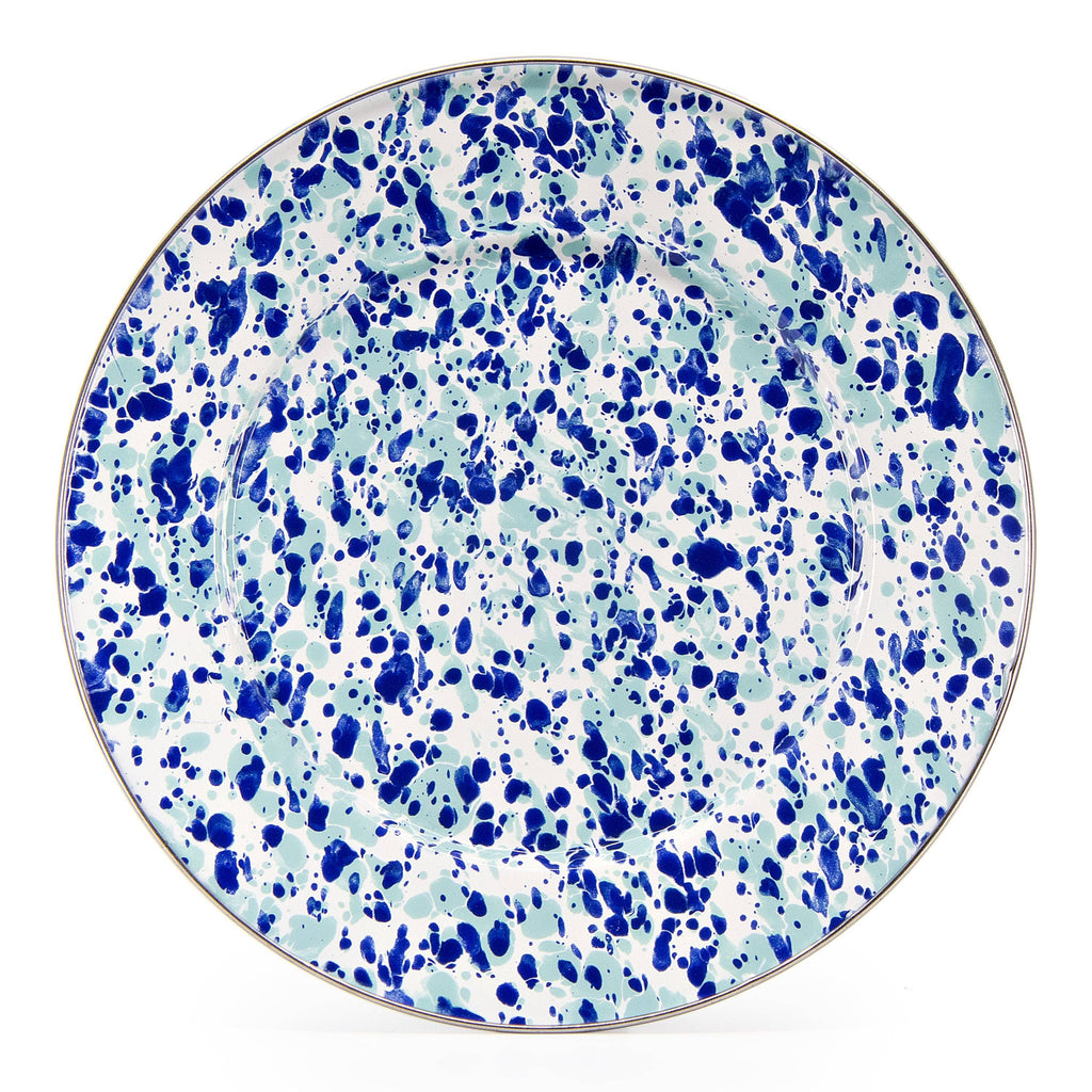 Golden Rabbit Enamelware Swirl Dinner Plate